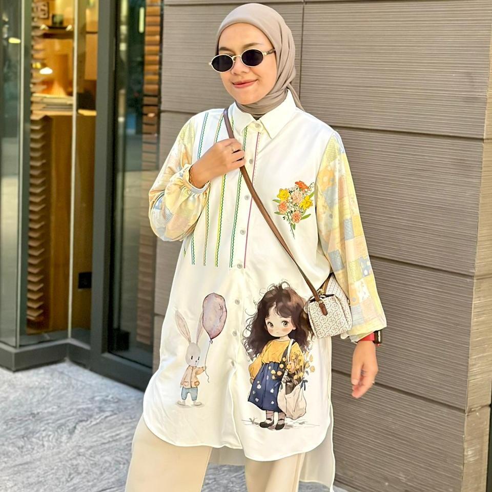 TUNIK LUCU BRENDA BAHAN LEMBUT STRECH BY AMEELA.KL