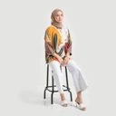 Printed Shirt Khansa Oversize