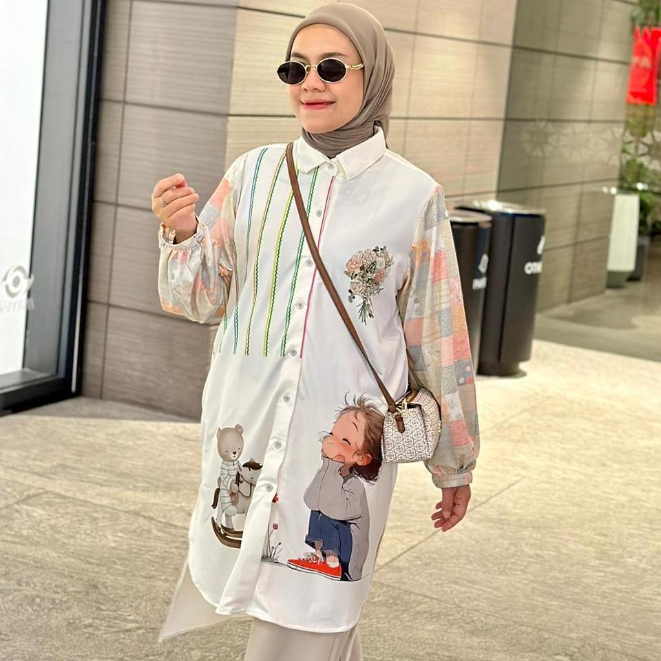 TUNIK LUCU BRENDA BAHAN LEMBUT STRECH BY AMEELA.KL