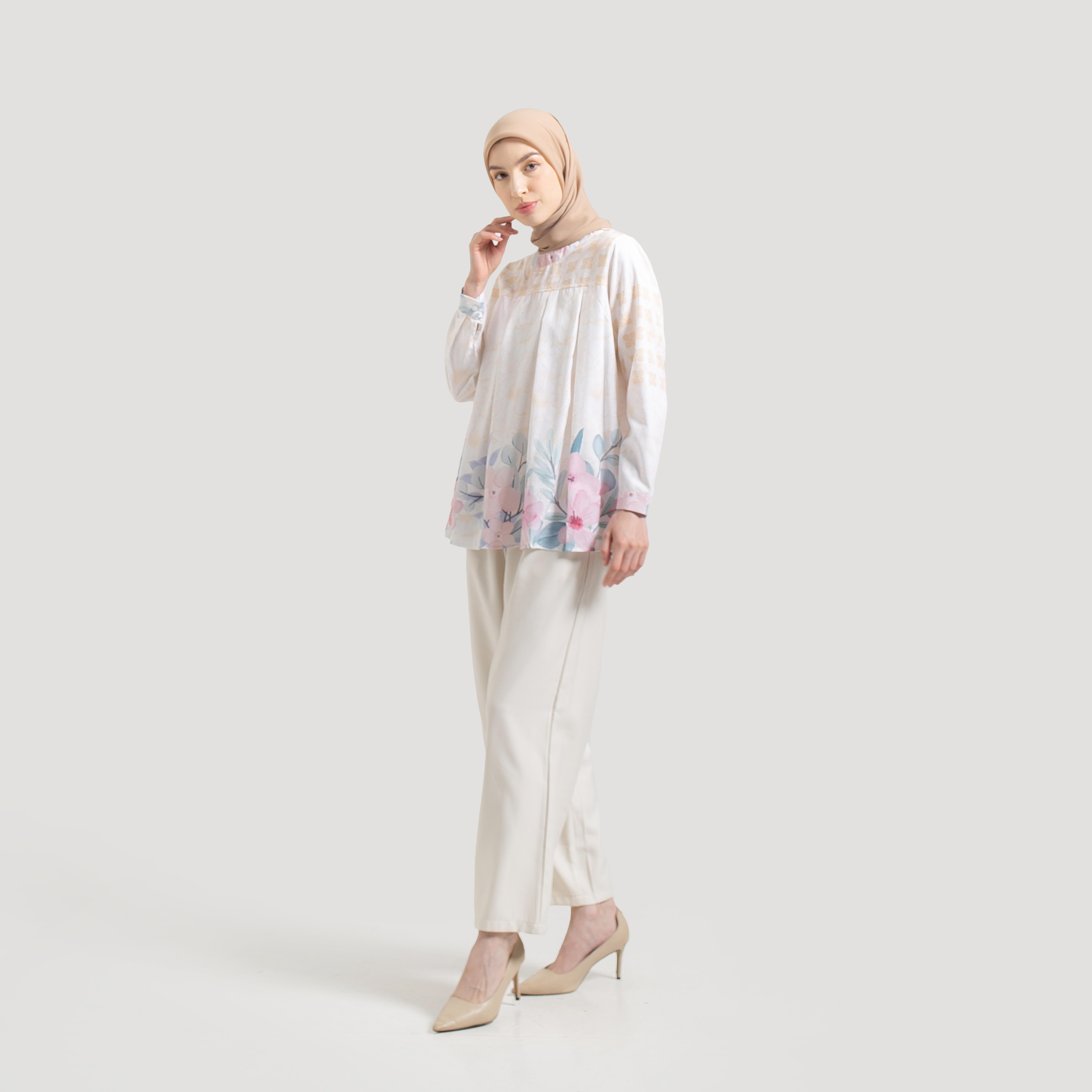 Ameela.KL Blouse Amavi Atasan Motif Full Print