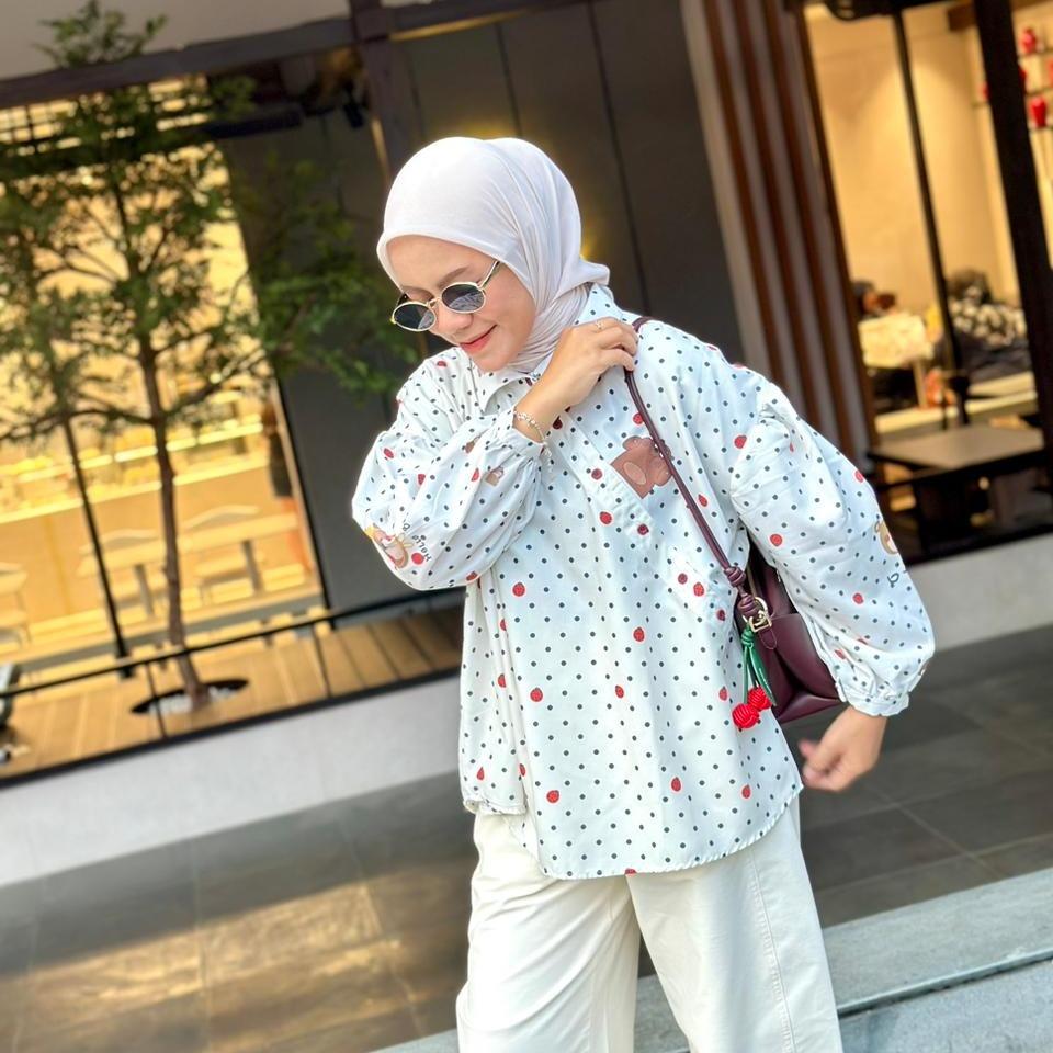 KEMEJA OVERSIZE FULL PRINT KATUN MICA BY AMEELA. KL