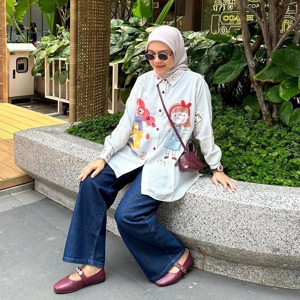 KEMEJA FULL PRINT SALUR ZIGZAG YUKI BY AMEELA.KL