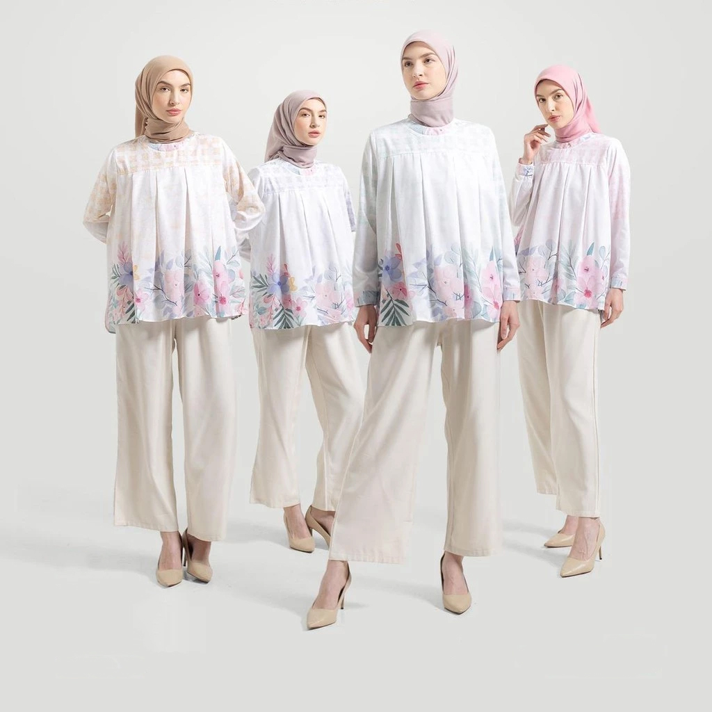 Ameela.KL Blouse Amavi Atasan Motif Full Print
