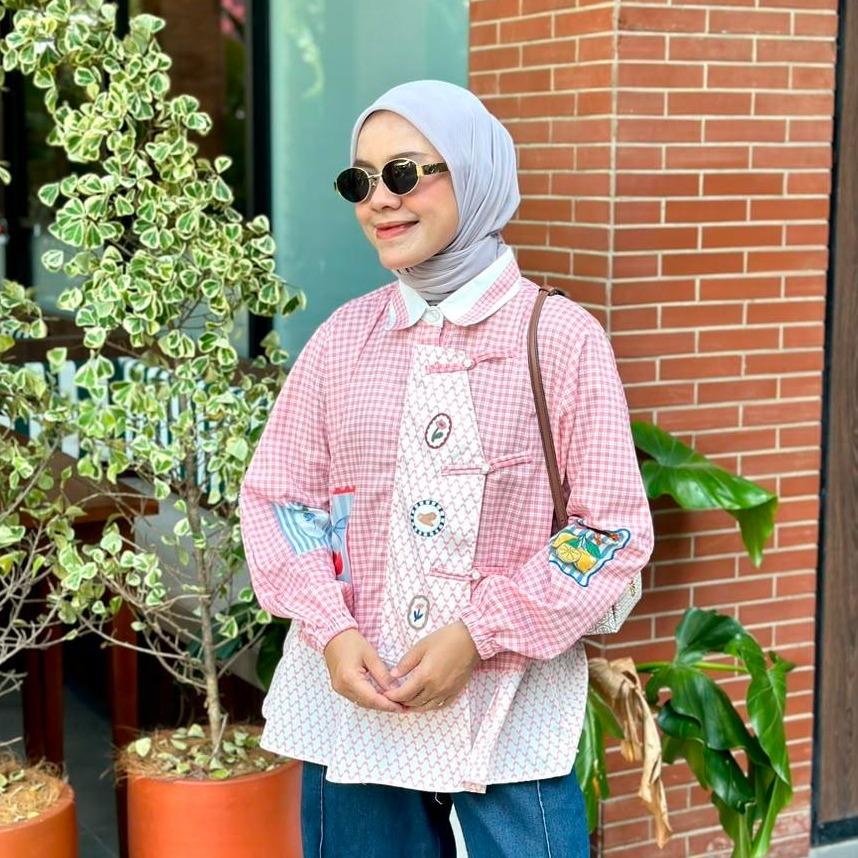 Ameela.kl - Kemeja Full Print  CESEE– Bahan Toyobo Premium Lembut & Nyaman