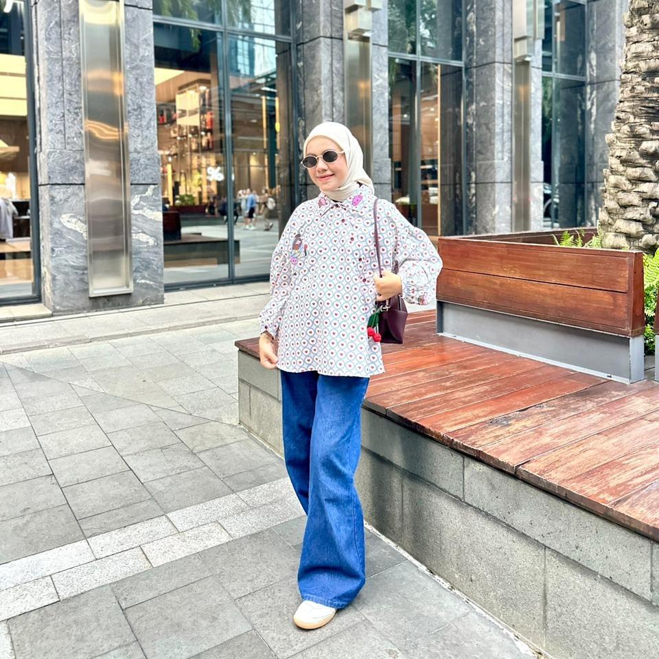 KEMEJA OVERSIZE NUCA KATUN TOYOBO PREMIUM BY AMEELA. KL