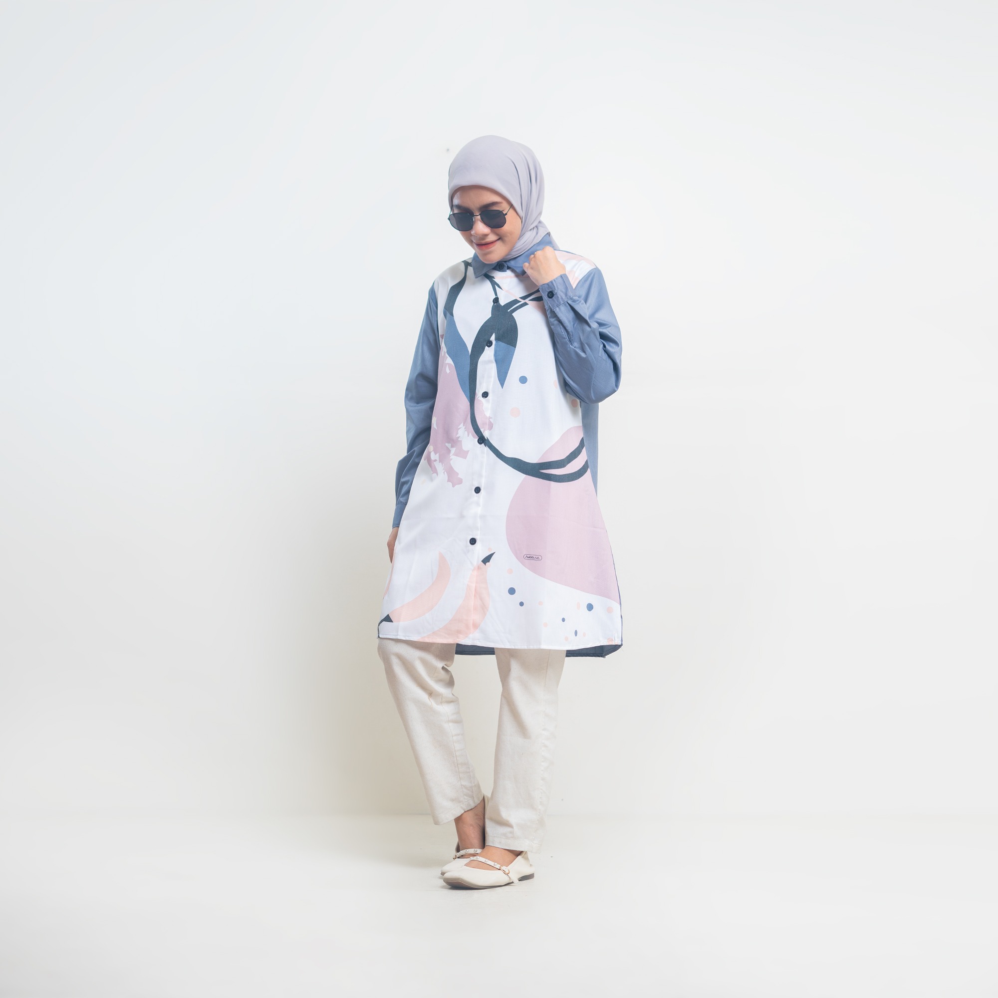 Tunik Print Olivia by Ameela.KL