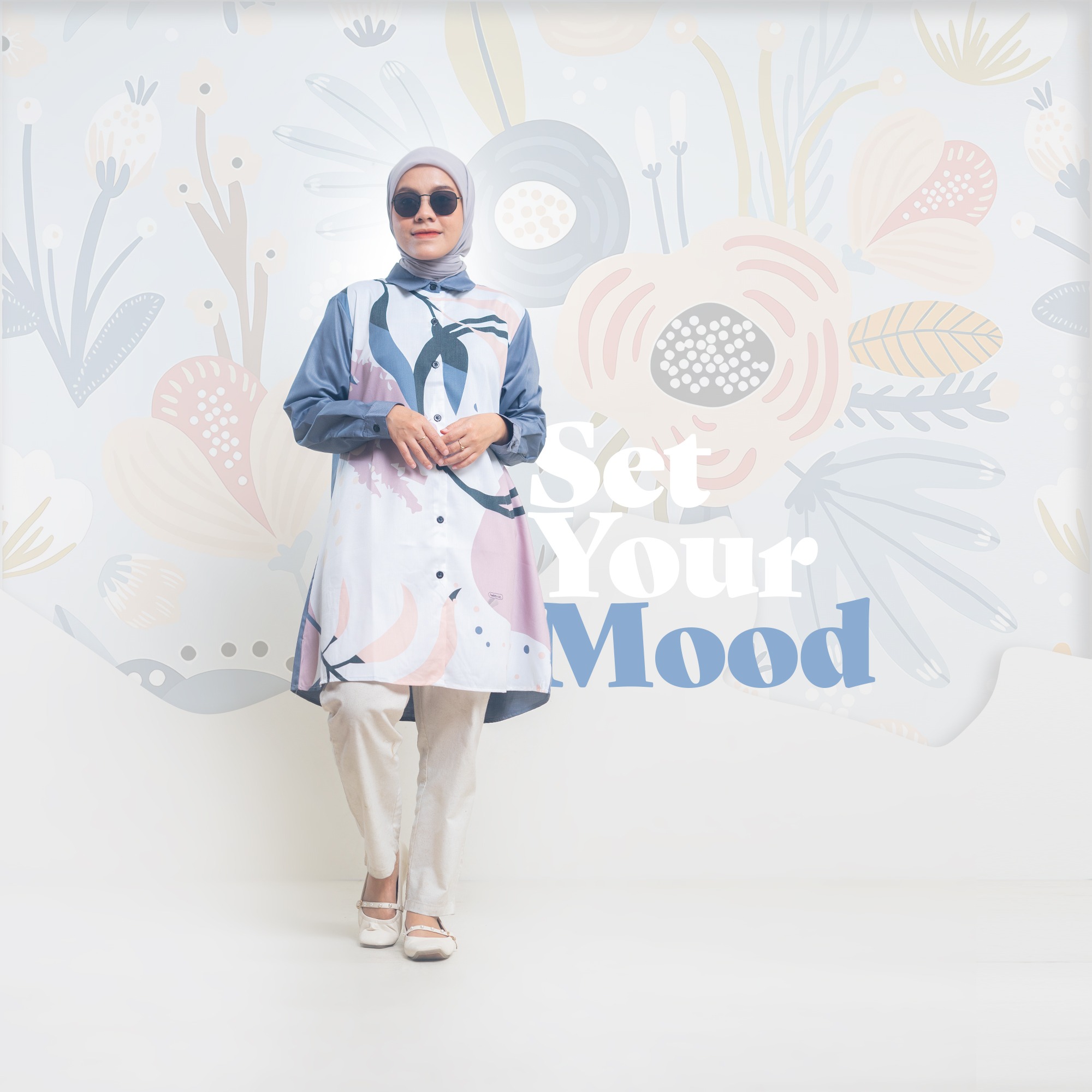 Tunik Print Olivia by Ameela.KL