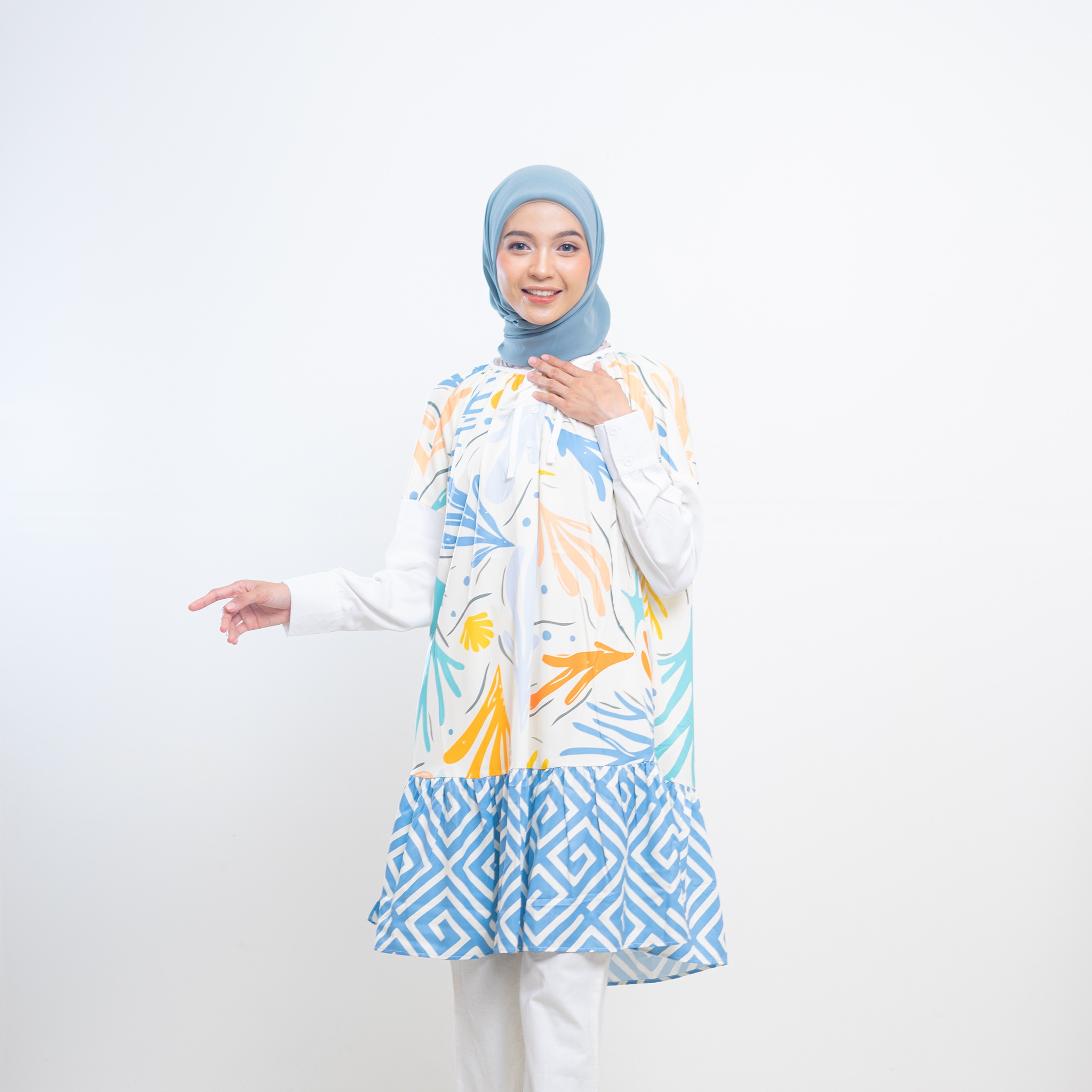 Tunik Full print Sabrina By Ameela.KL