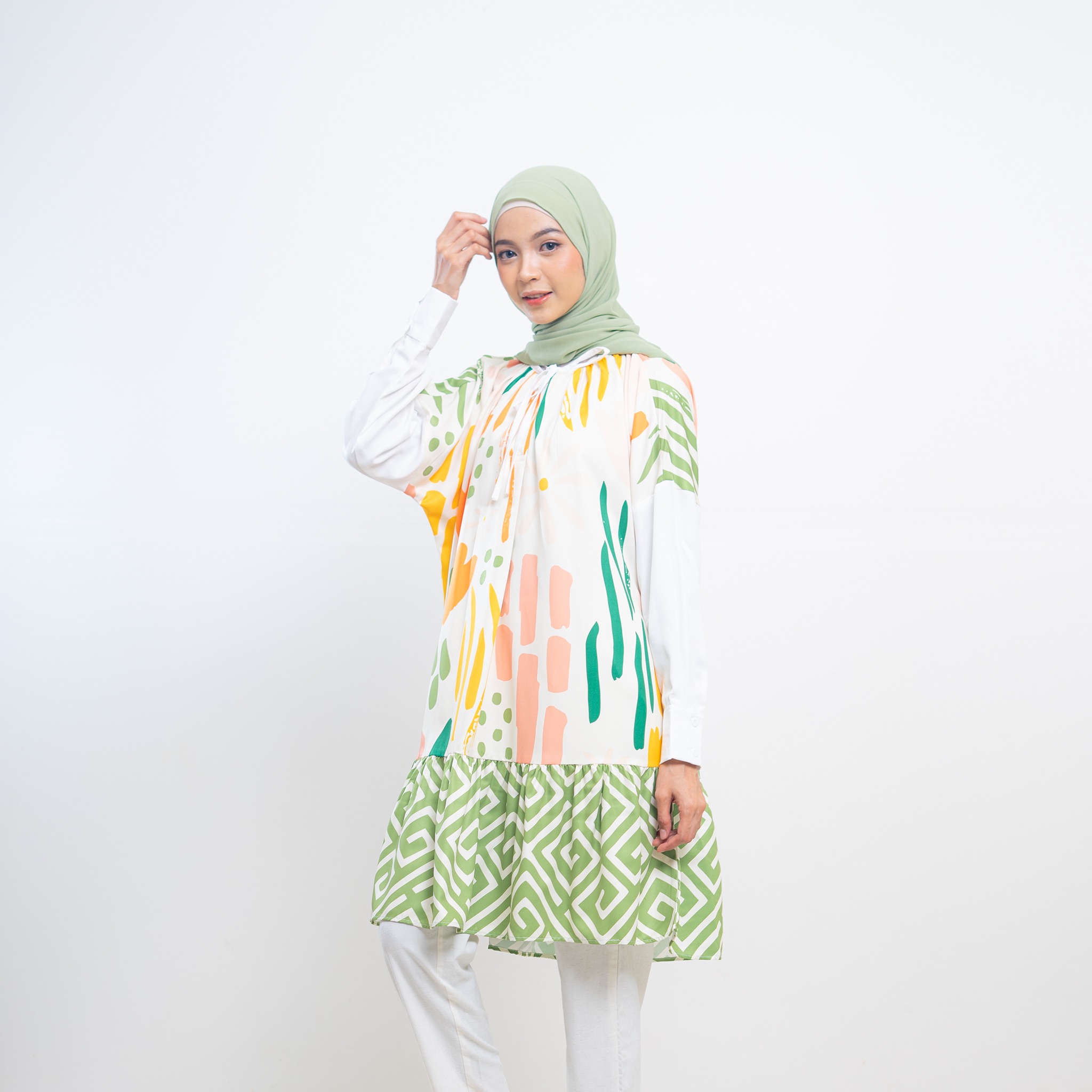 Tunik Full print Sabrina By Ameela.KL