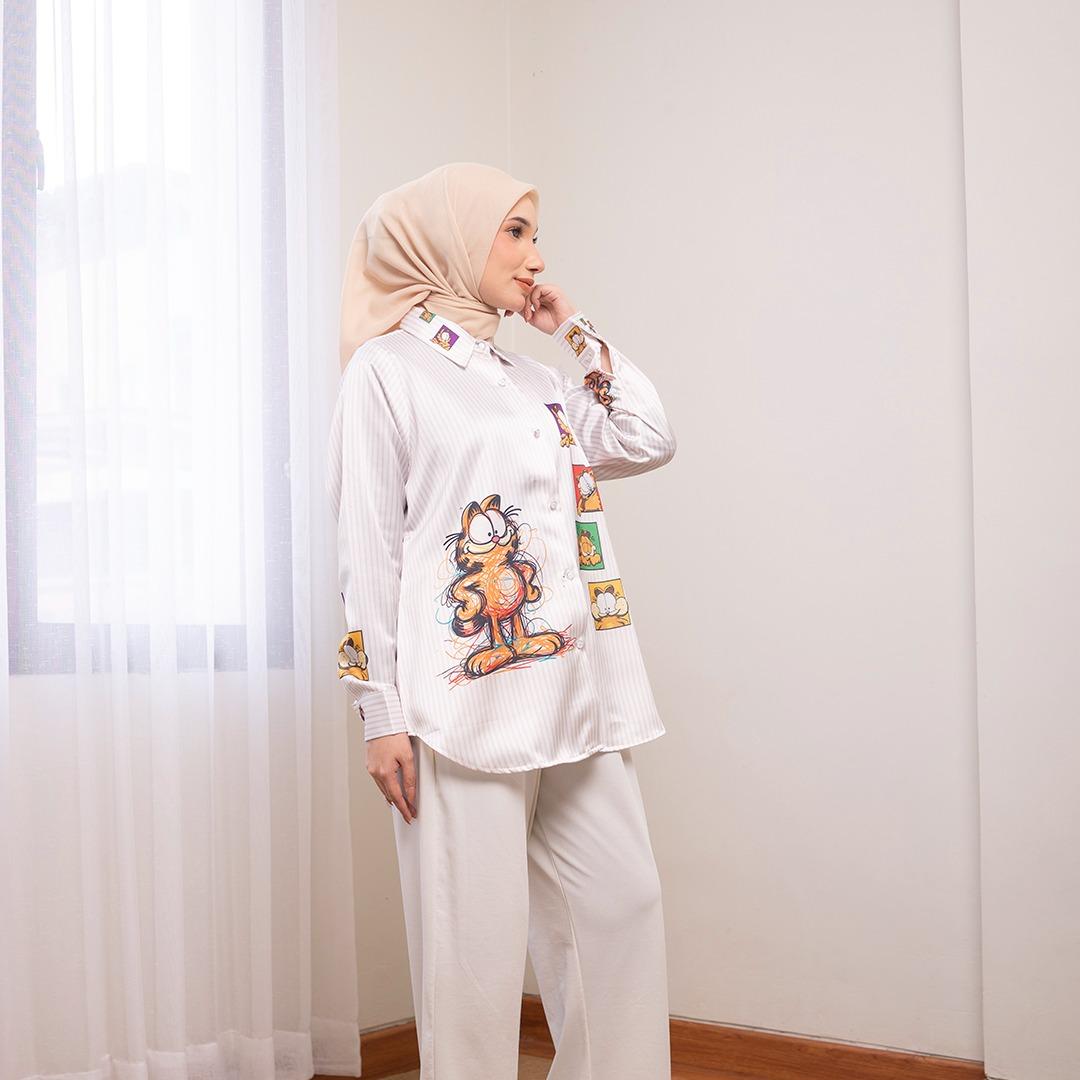 KEMEJA FULL PRINT SALUR LUCU BY AMEELA.KL