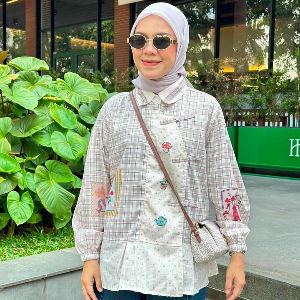 Ameela.kl - Kemeja Full Print  CESEE– Bahan Toyobo Premium Lembut & Nyaman