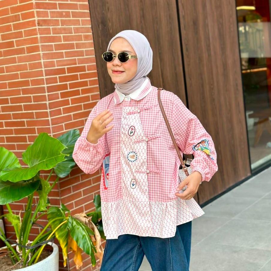 Ameela.kl - Kemeja Full Print  CESEE– Bahan Toyobo Premium Lembut & Nyaman
