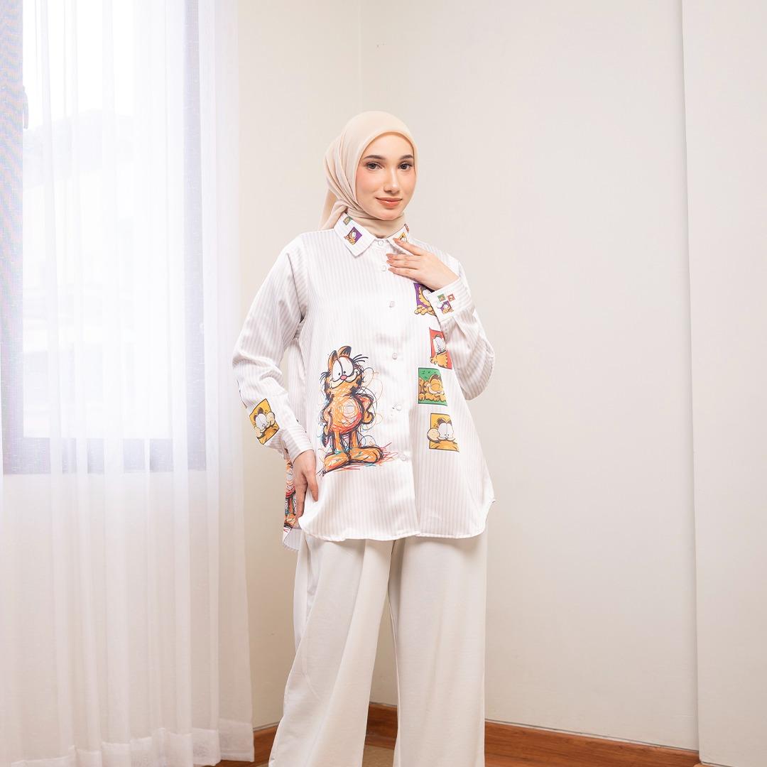 KEMEJA FULL PRINT SALUR LUCU BY AMEELA.KL