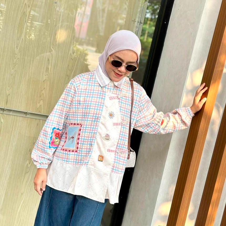 Ameela.kl - Kemeja Full Print  CESEE– Bahan Toyobo Premium Lembut & Nyaman