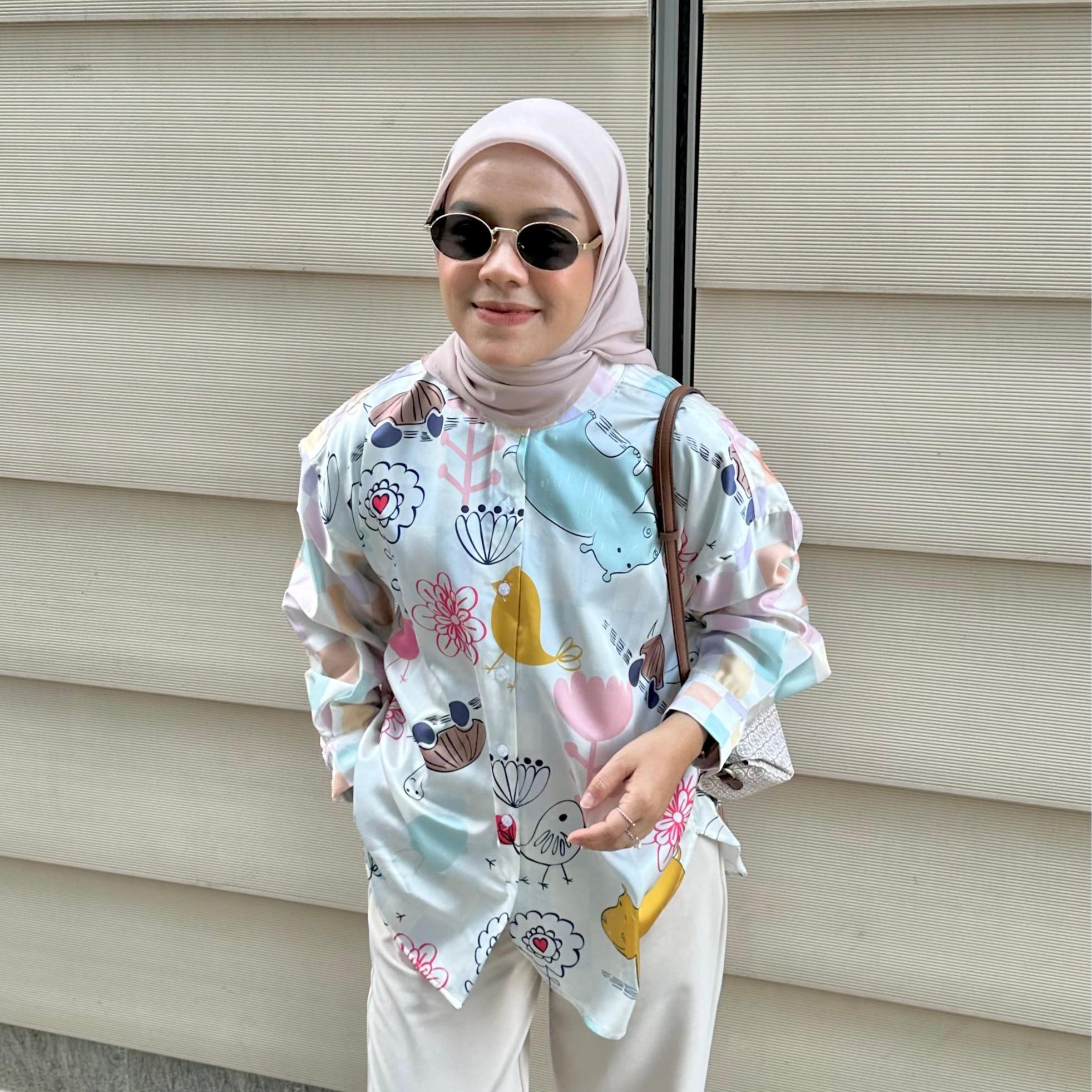 BLOUSE FULL PRINTING KALA CASUAL BY AMEELA.KL