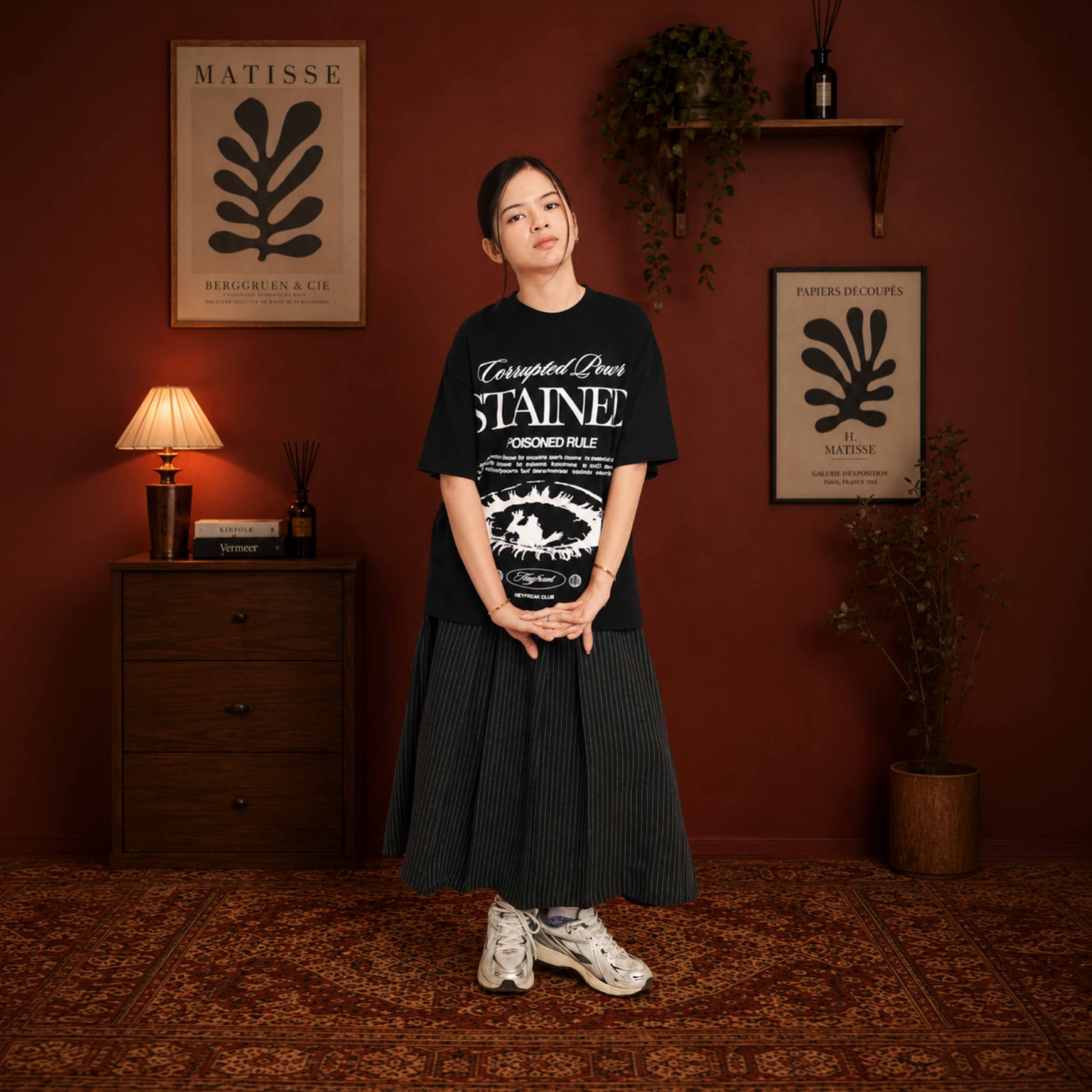 Heyfreak T-shirt Boxy Oversize Stained