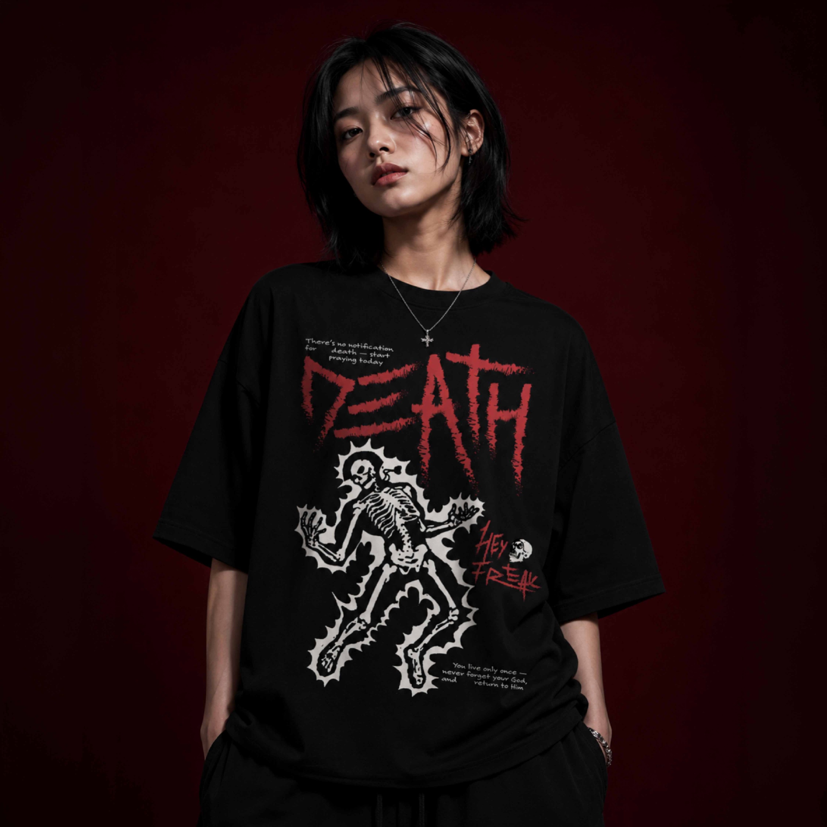 Heyfreak T-shirt Boxy Oversize Death
