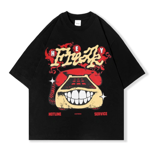 Image of Heyfreak T-shirt Oversize Hotline Service