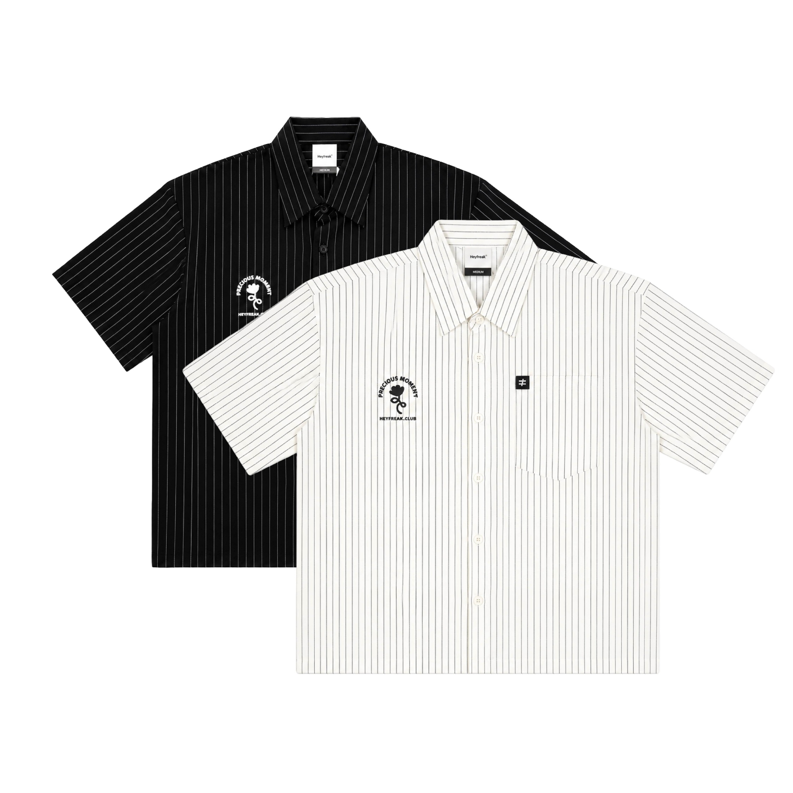 Heyfreak S-shirt Boxy | Kemeja Pendek Boxy | Stripe