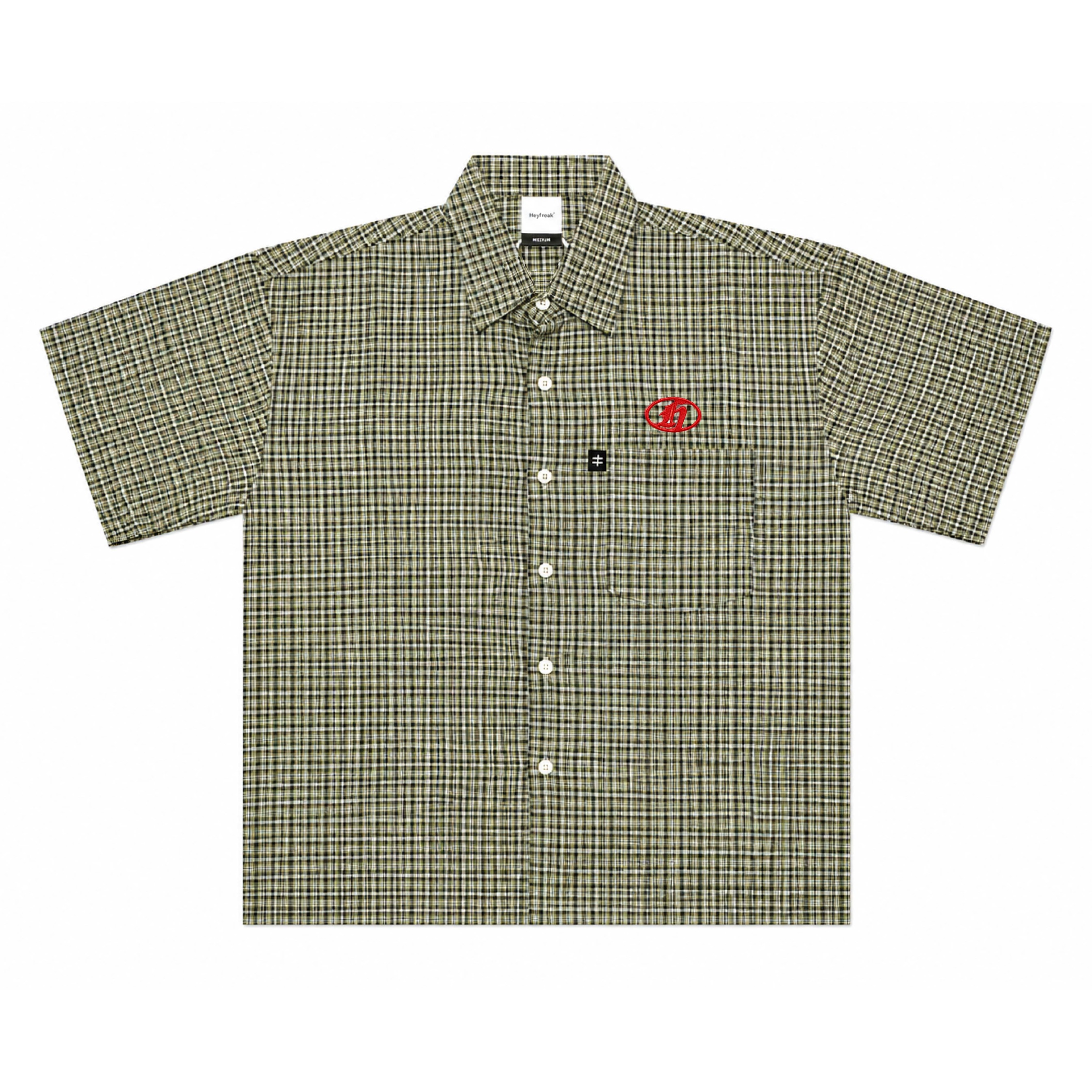Heyfreak S-shirt Flannel Boxy | Kemeja Pendek Boxy | Under Line