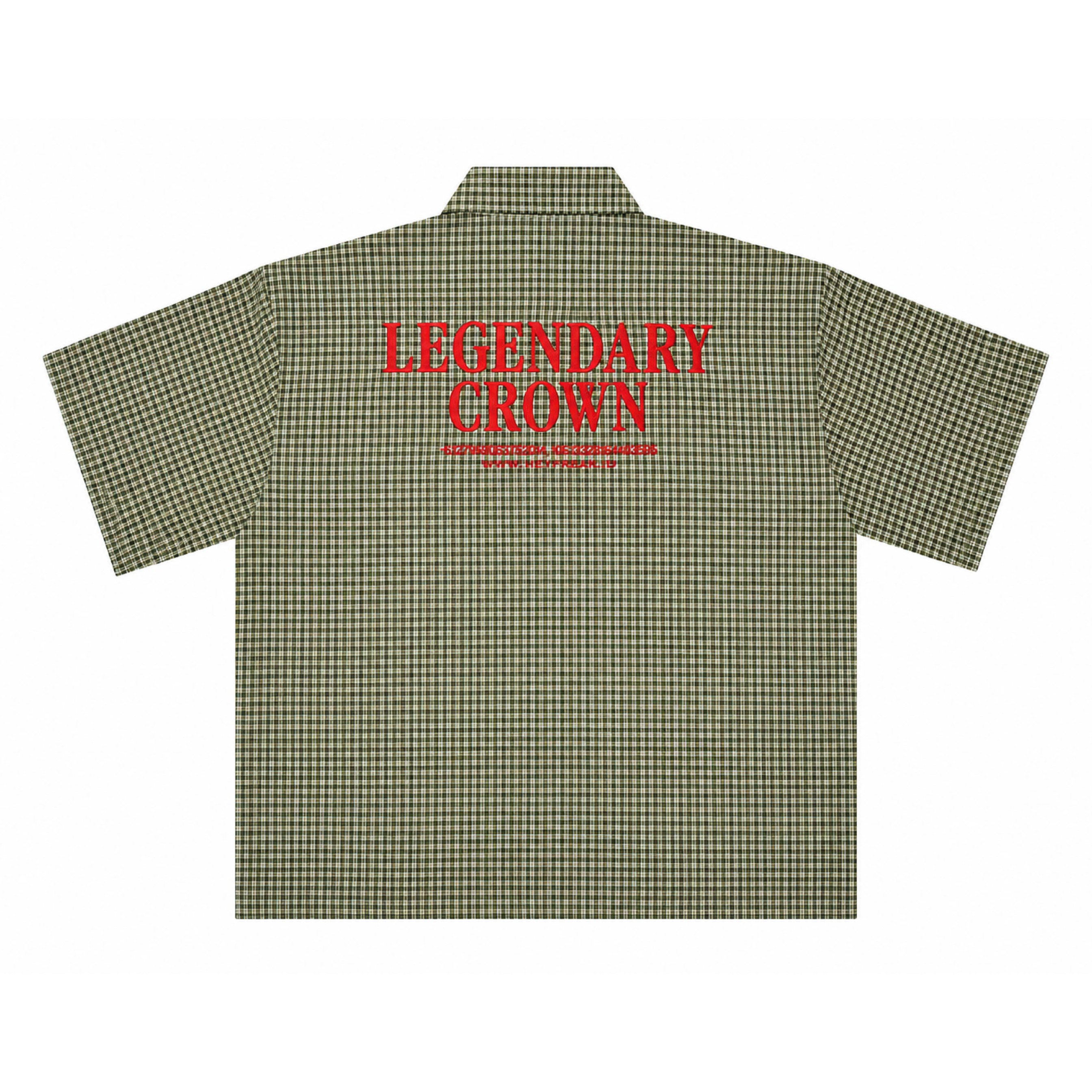Heyfreak S-shirt Flannel Boxy | Kemeja Pendek Boxy | Under Line