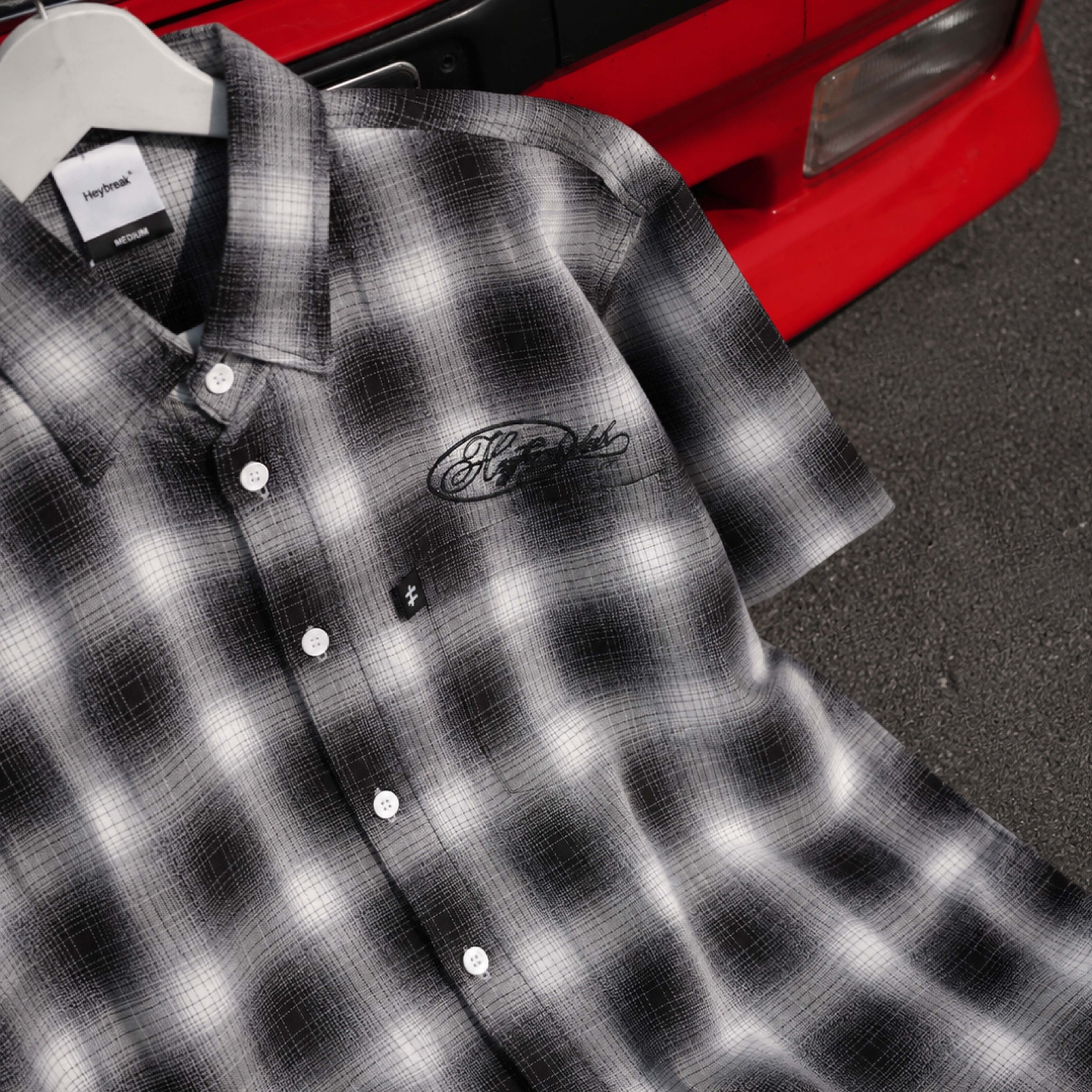 Heyfreak S-shirt Flannel Boxy | Kemeja Pendek Flanel Boxy | Mitski