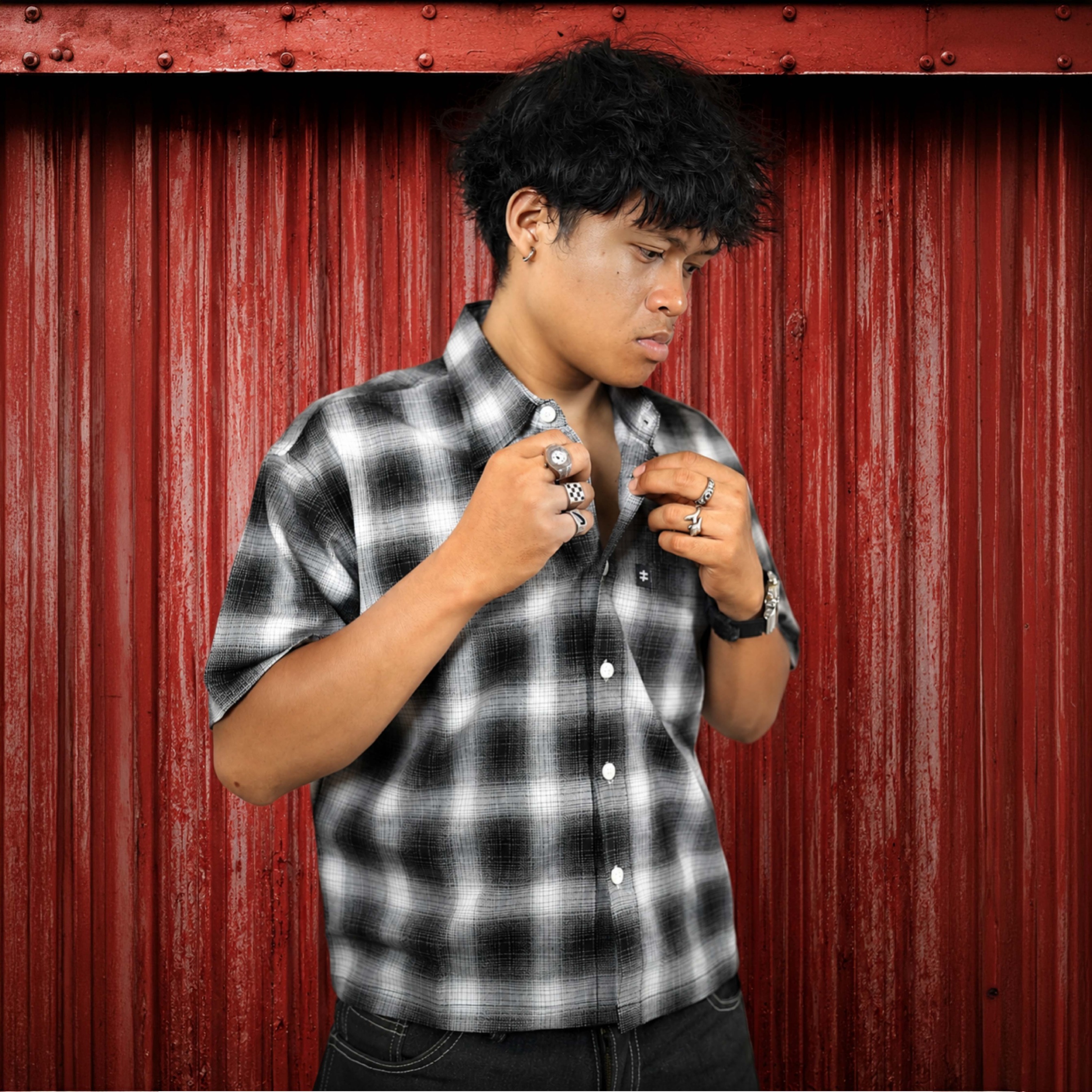 Heyfreak S-shirt Flannel Boxy | Kemeja Pendek Flanel Boxy | Mitski