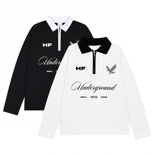 Image of Heyfreak Polo Sport Longsleeve Waffle Knit