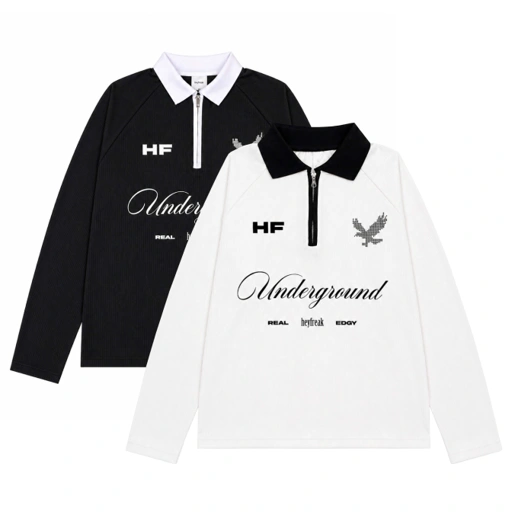 Image of Heyfreak Polo Sport Longsleeve Waffle Knit
