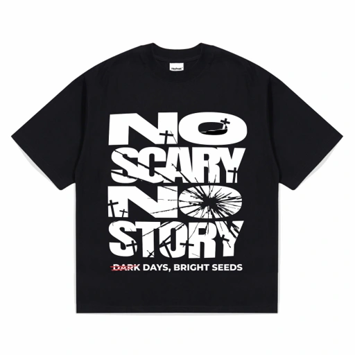 Image of Heyfreak T-shirt Oversize Scary No Story