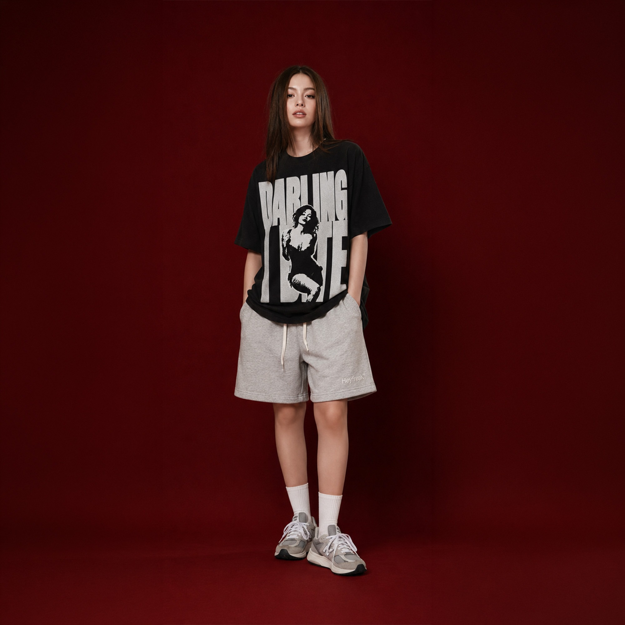 Heyfreak T-shirt Oversize Parling Hate