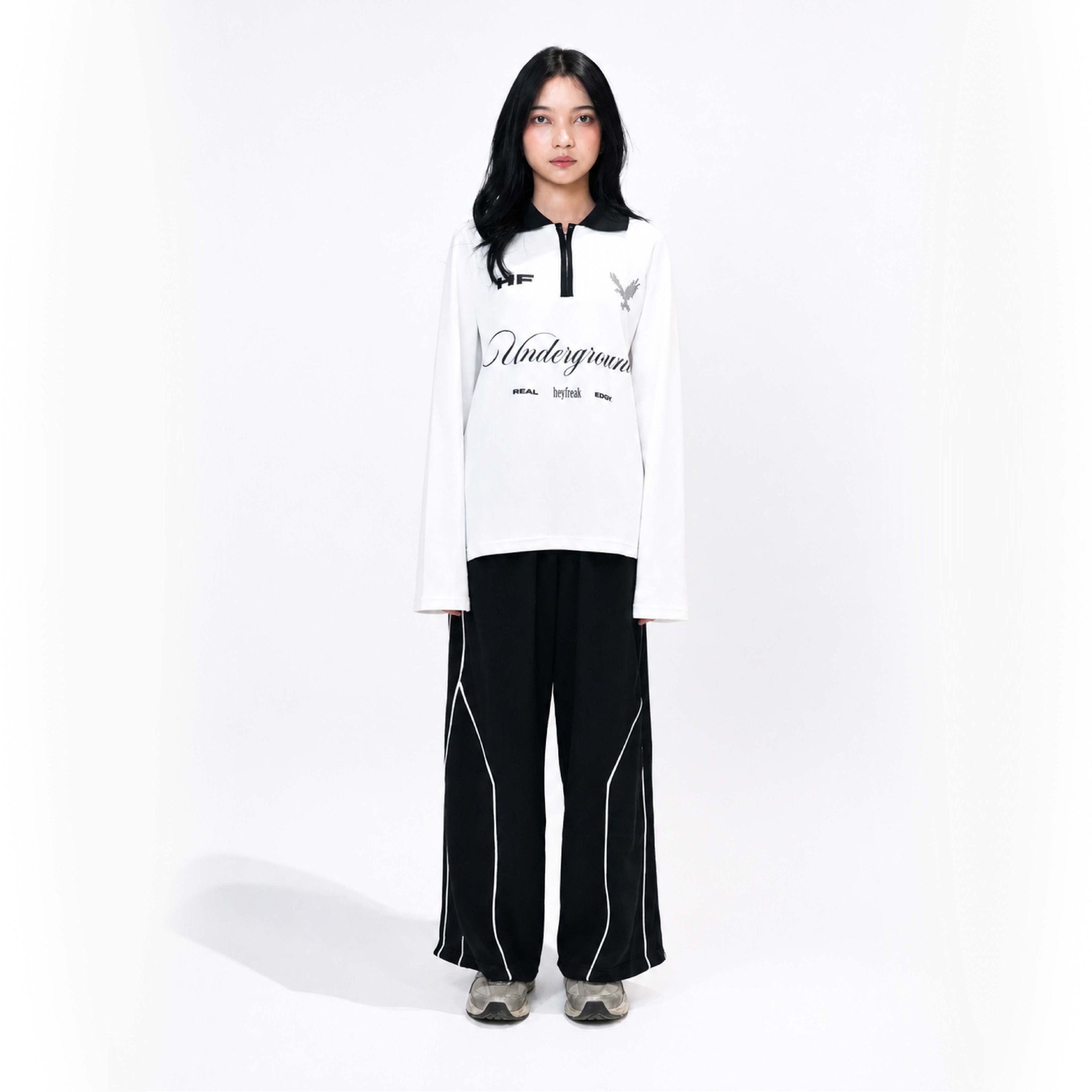 Heyfreak Polo Sport Longsleeve Waffle Knit