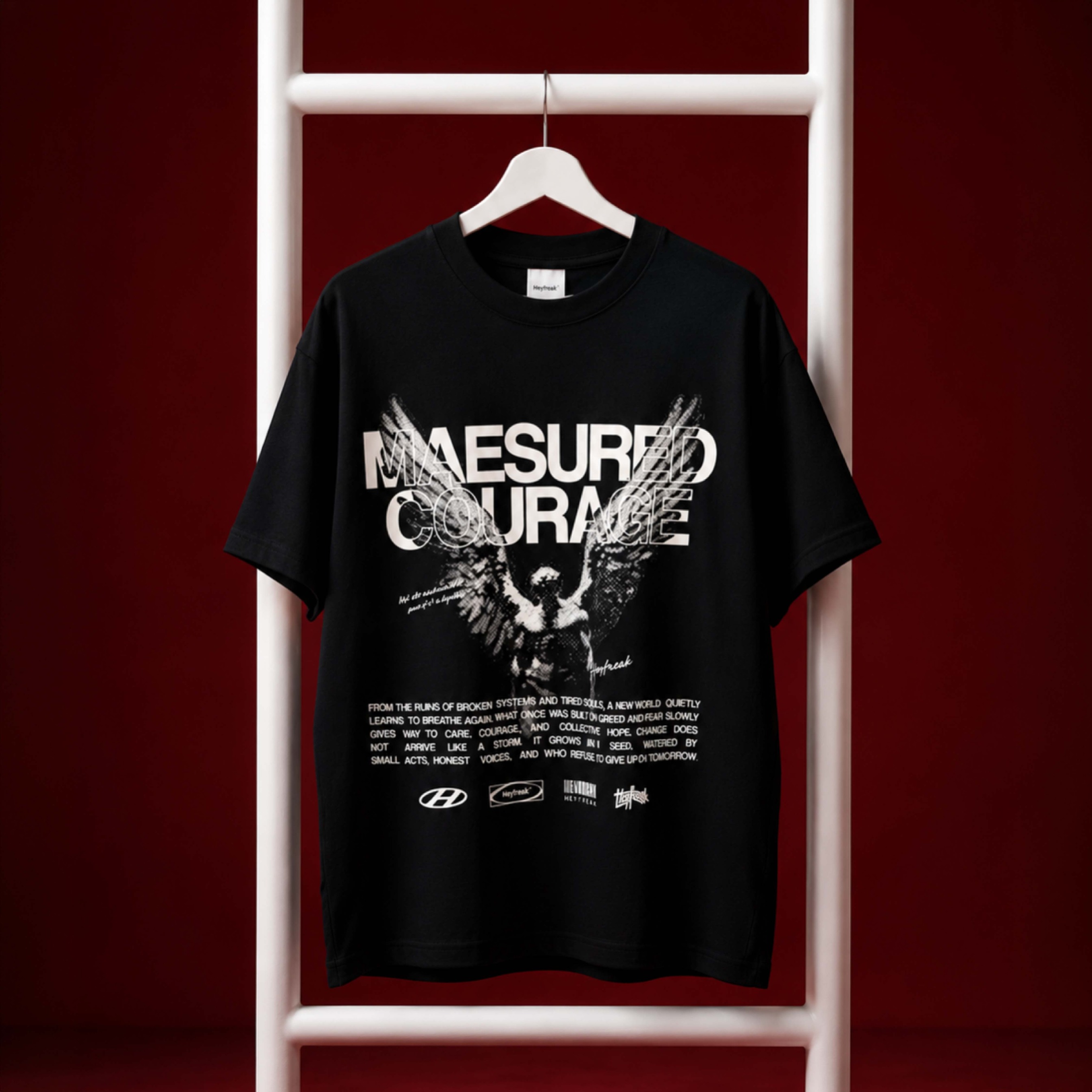 Heyfreak T-shirt Oversize Courage