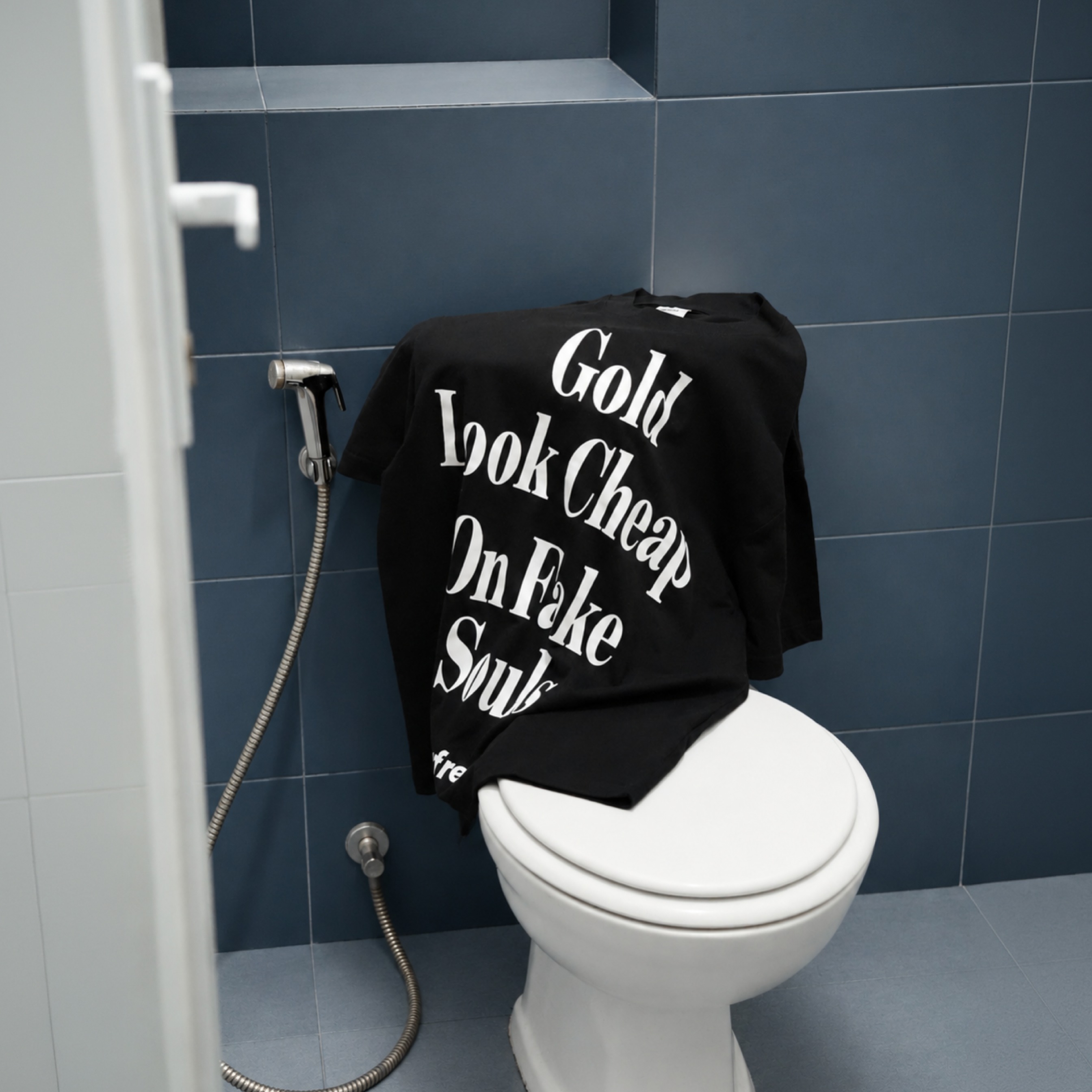 Heyfreak T-shirt Oversize Fake Gold
