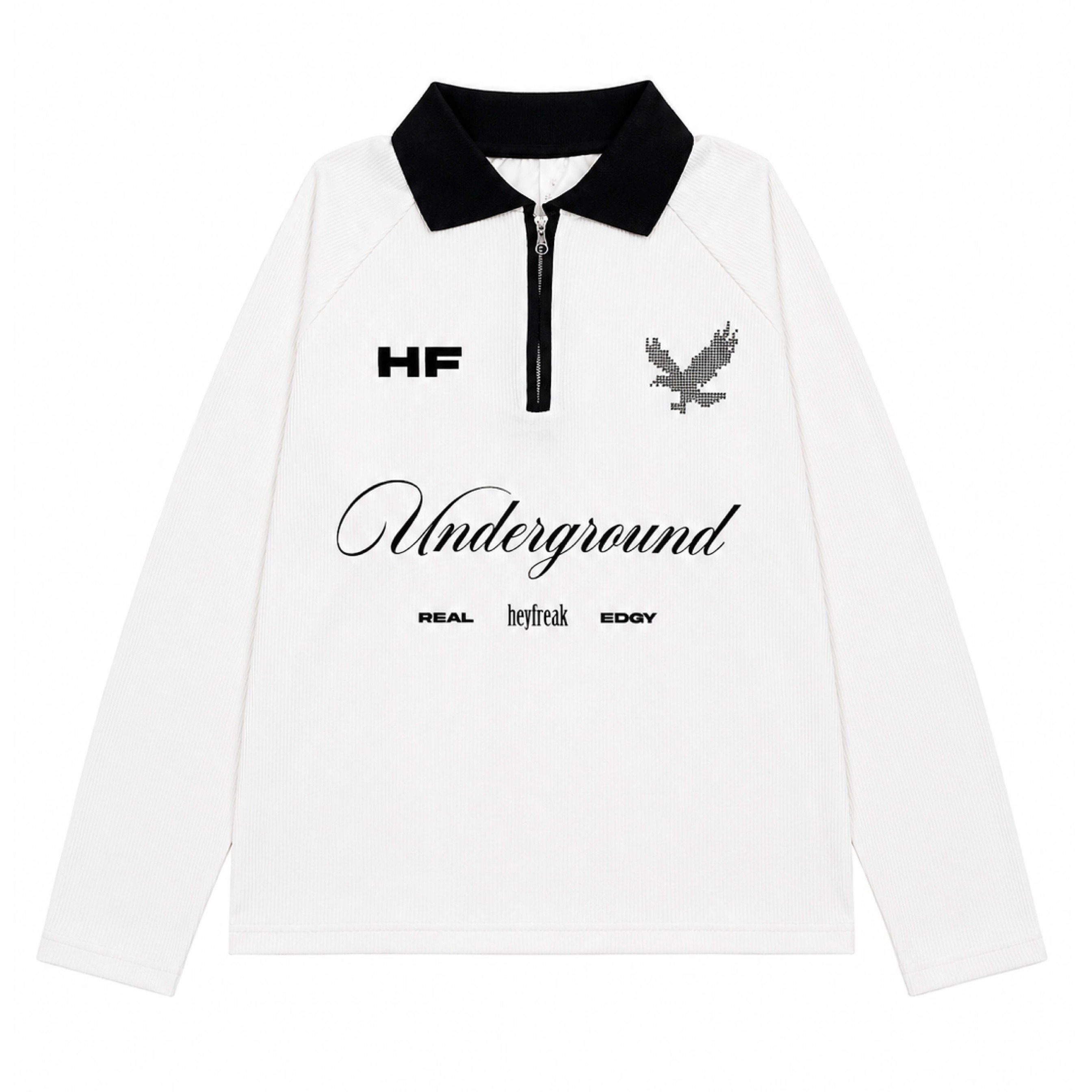 Heyfreak Polo Sport Longsleeve Waffle Knit