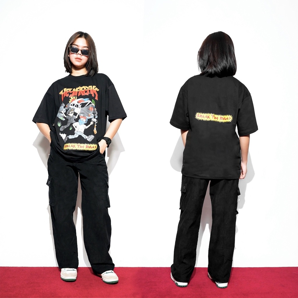 Heyfreak T-shirt Oversize Break The Rules