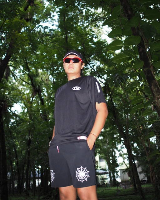 Image of TIP Pleasure Progress Running Shirt Short Sleeve Solid Black