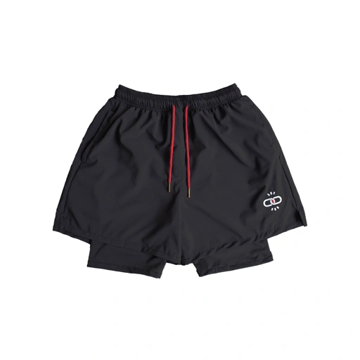 Image of OG Series 2-in-1 Running Shorts Black