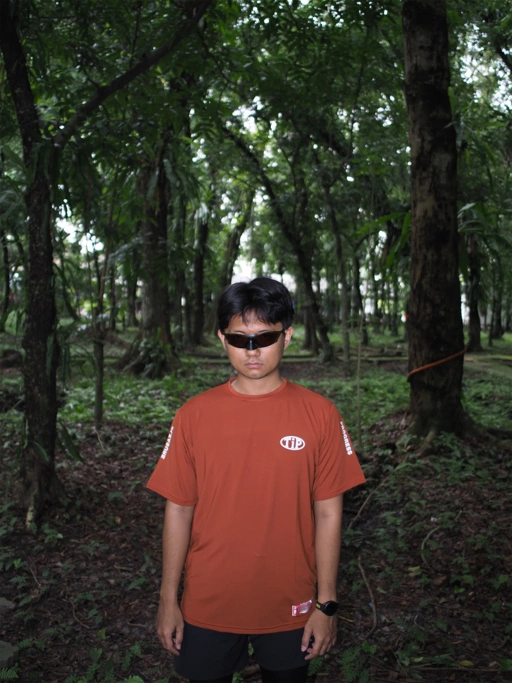 Image of TIP Pleasure Progress Running Shirt Short Sleeve Rust