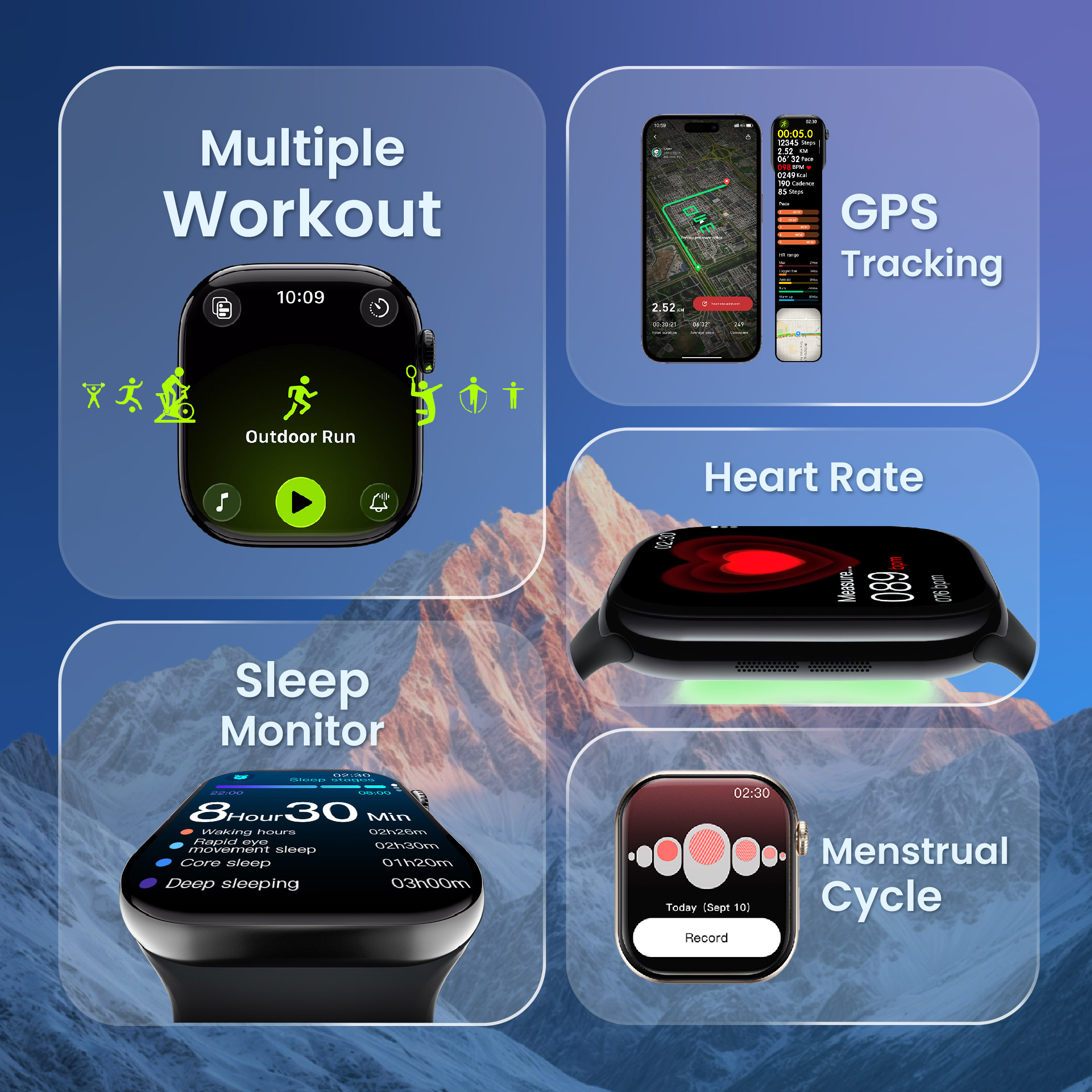 [BOGO] Clouvi X11 Smartwatch AI Balas Chat WhatsApp 2026 | Bisa Telepon & Musik | Android iOS