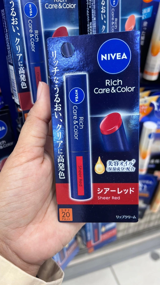 Image of Nivea lip balm color spf