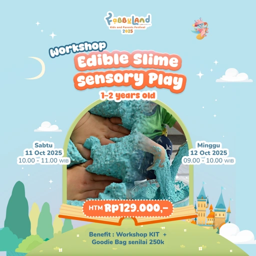 Image of Workshop Fabbuland | Edible Slime Sensory Play | Usia 1-2 tahun