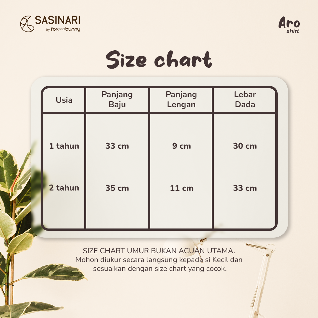 Foxandbunny x Sasinari - ARO SHIRT SASINARI | Kemeja Anak Laki-laki | Kemeja Anak Katun | Kemeja Anak Motif