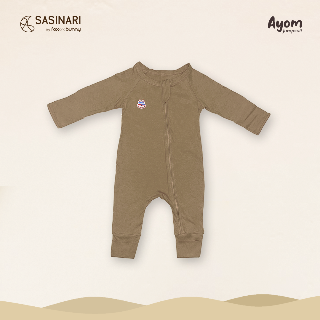 Foxandbunny x Sasinari - Ayom Jumpsuit | Jumpsuit Bayi & Anak | Jumpsuit Anak Katun | Jumpsuit Lengan Panjang