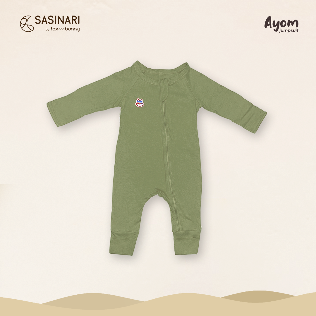 Foxandbunny x Sasinari - Ayom Jumpsuit | Jumpsuit Bayi & Anak | Jumpsuit Anak Katun | Jumpsuit Lengan Panjang