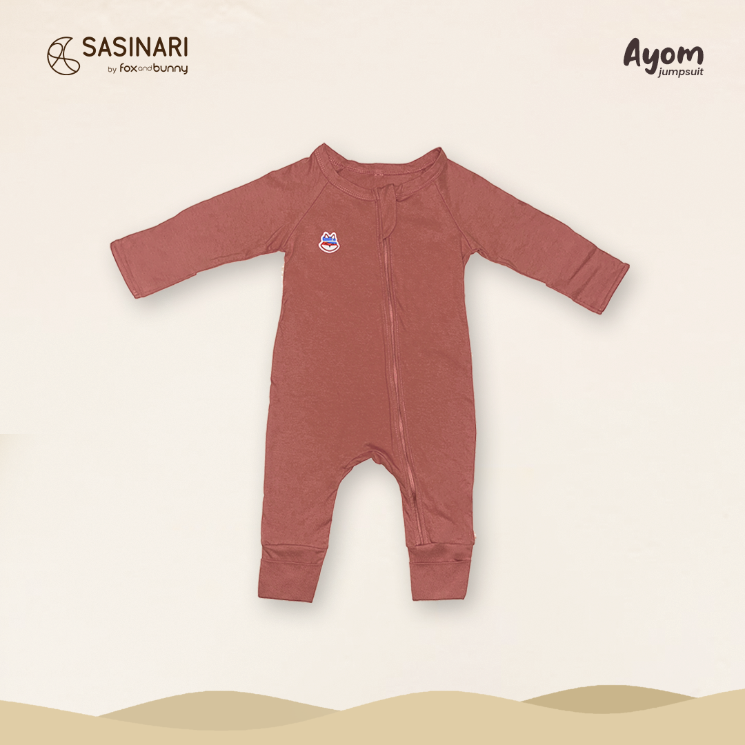 Foxandbunny x Sasinari - Ayom Jumpsuit | Jumpsuit Bayi & Anak | Jumpsuit Anak Katun | Jumpsuit Lengan Panjang