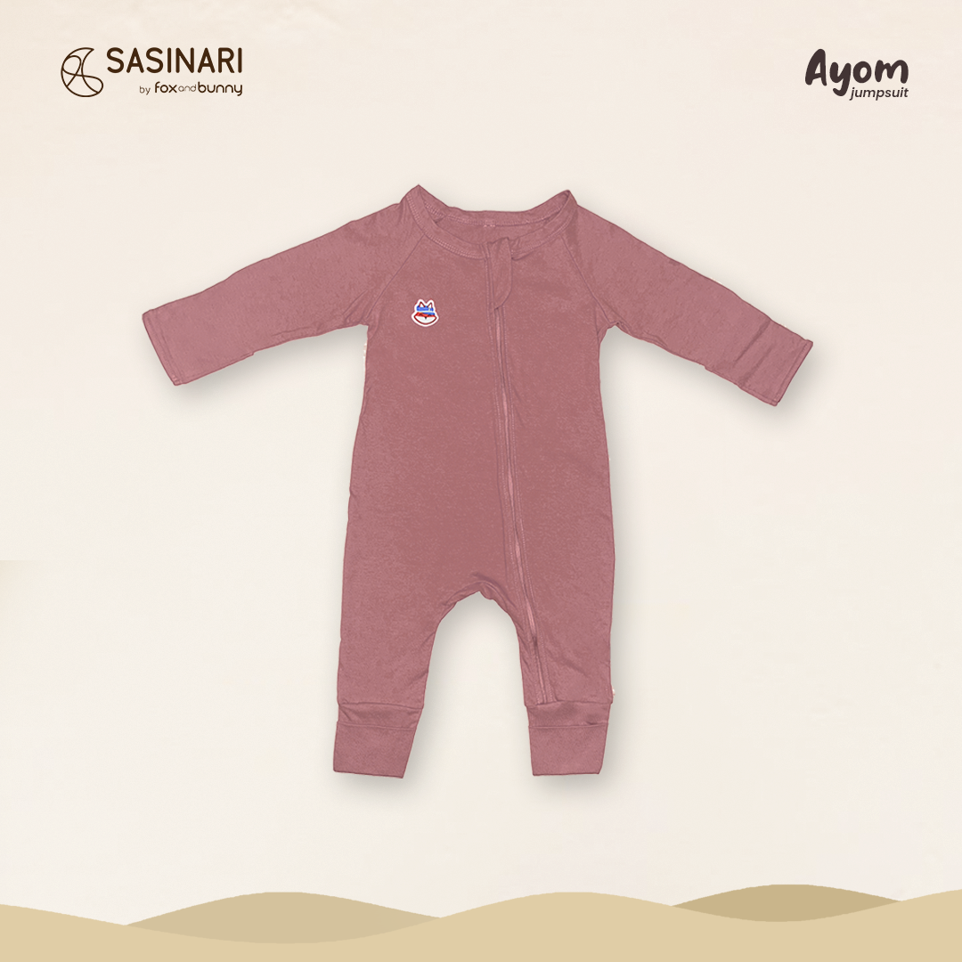 Foxandbunny x Sasinari - Ayom Jumpsuit | Jumpsuit Bayi & Anak | Jumpsuit Anak Katun | Jumpsuit Lengan Panjang