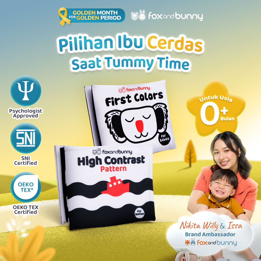 foxandbunny | Mainan Aktivitas Anak - Contrast Book Series (First ...