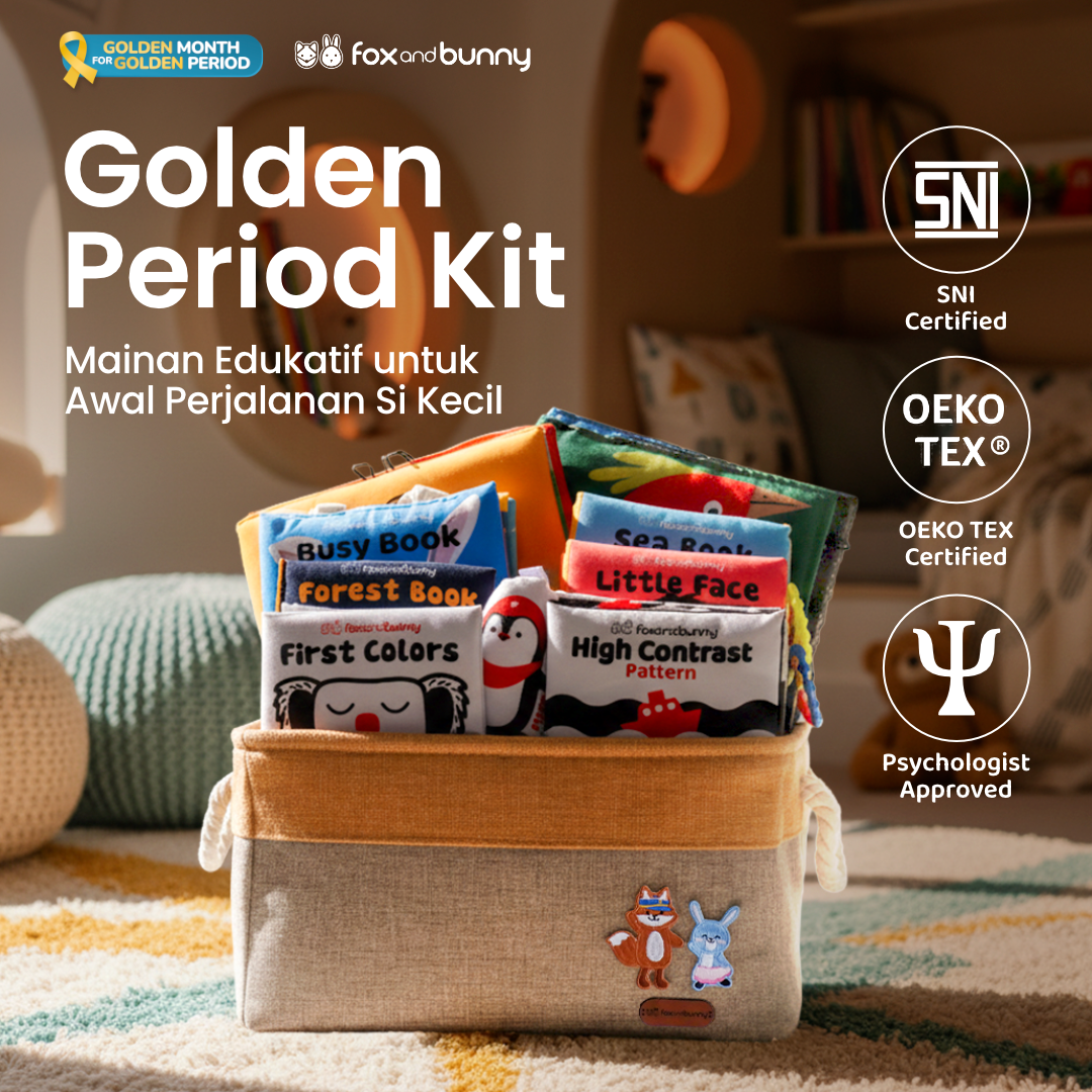 FoxandBunny - Hampers Bayi Sensory Play Set All-in-One Paket Stimulasi Anak Golden Period Kit Gift Set Premium