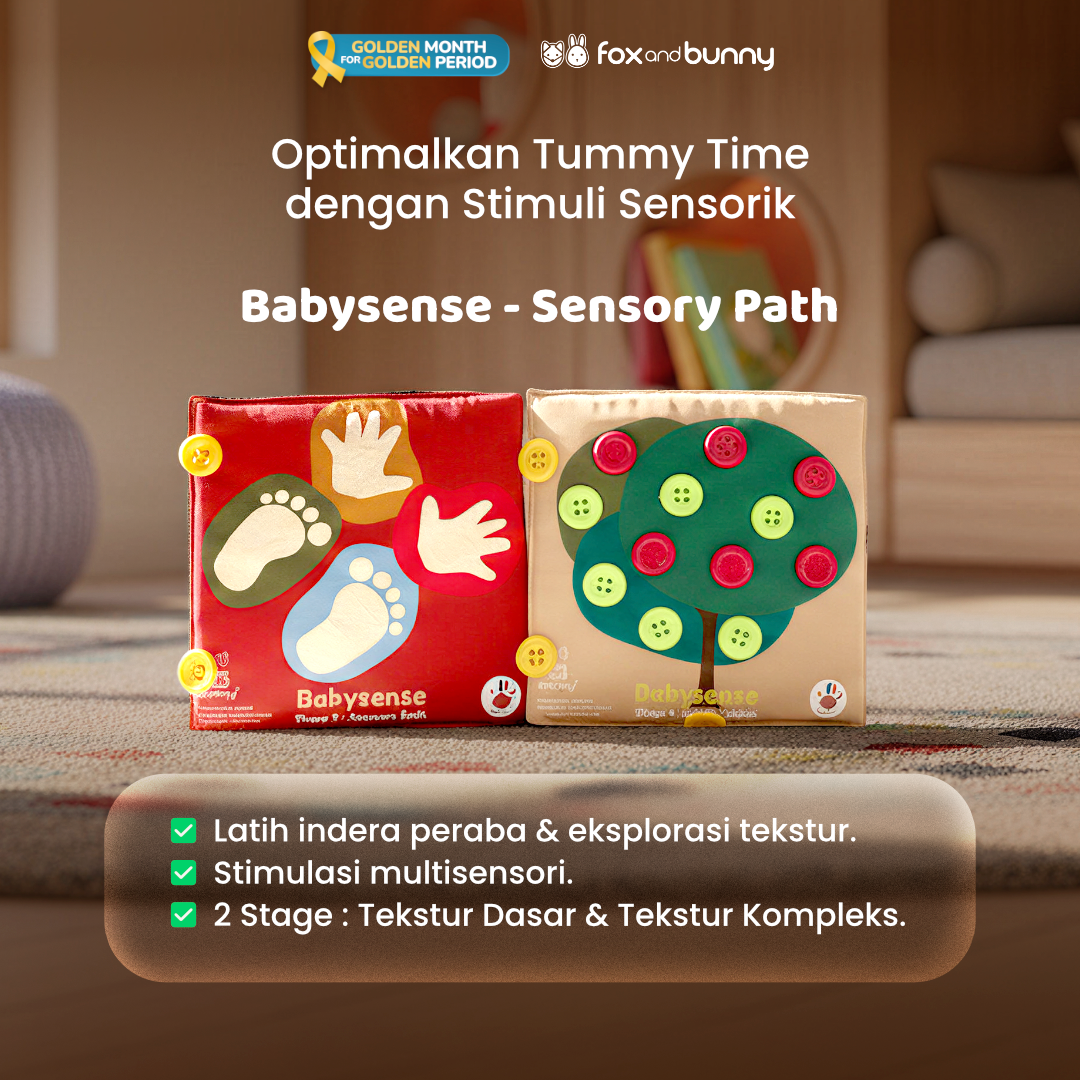 FoxandBunny - Hampers Bayi Sensory Play Set All-in-One Paket Stimulasi Anak Golden Period Kit Gift Set Premium